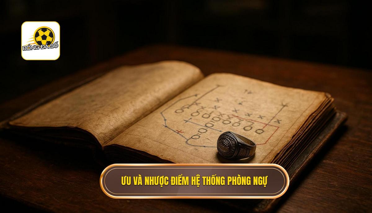 Ưu điểm và hạn chế của hệ thống phòng ngự bốn người