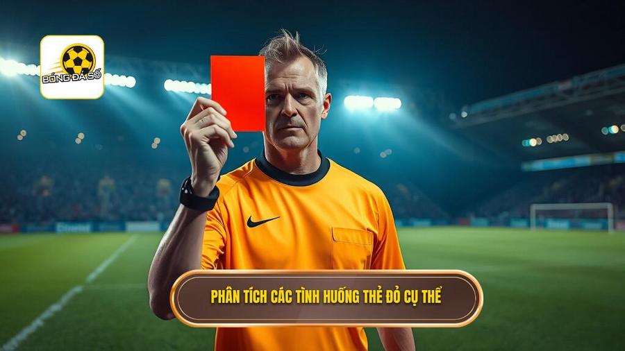 Phân tích các tình huống thẻ đỏ cụ thể