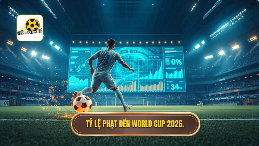 Tỷ lệ phạt đền World Cup 2026.