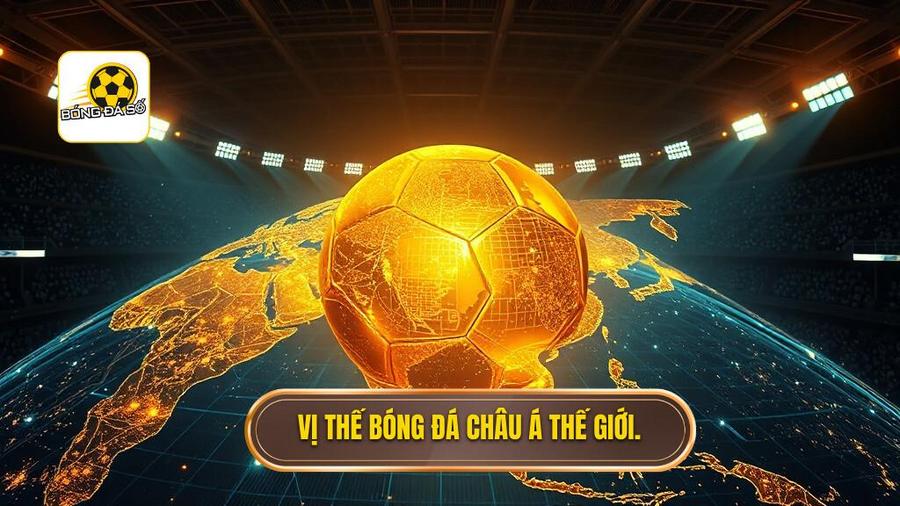 1. Vị thế bóng đá châu Á thế giới.