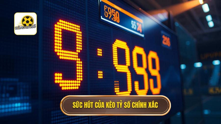2. Sức hút của kèo tỷ số chính xác