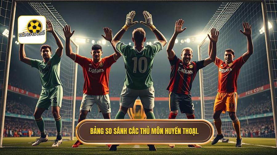 3. Bảng so sánh các thủ môn huyền thoại.