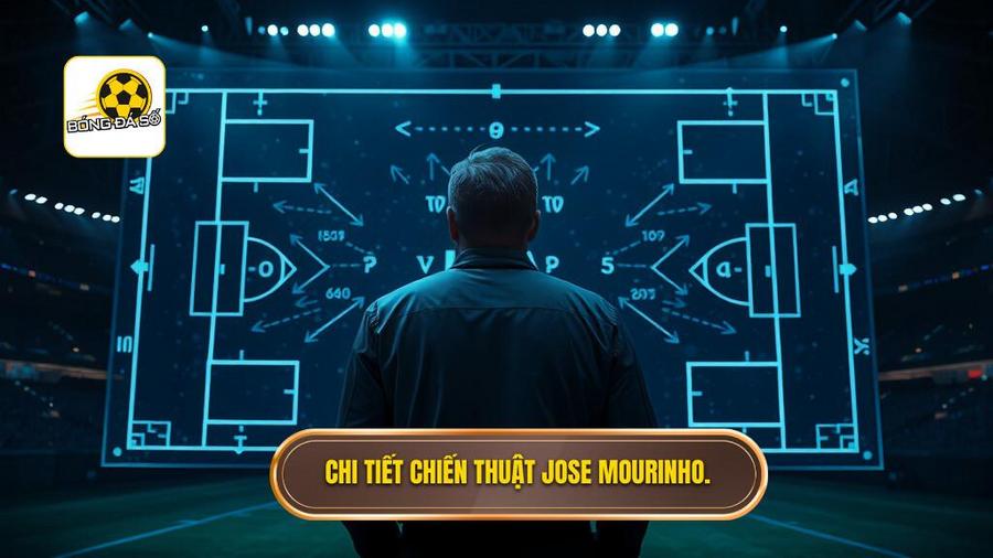 Chi tiết chiến thuật Jose Mourinho.