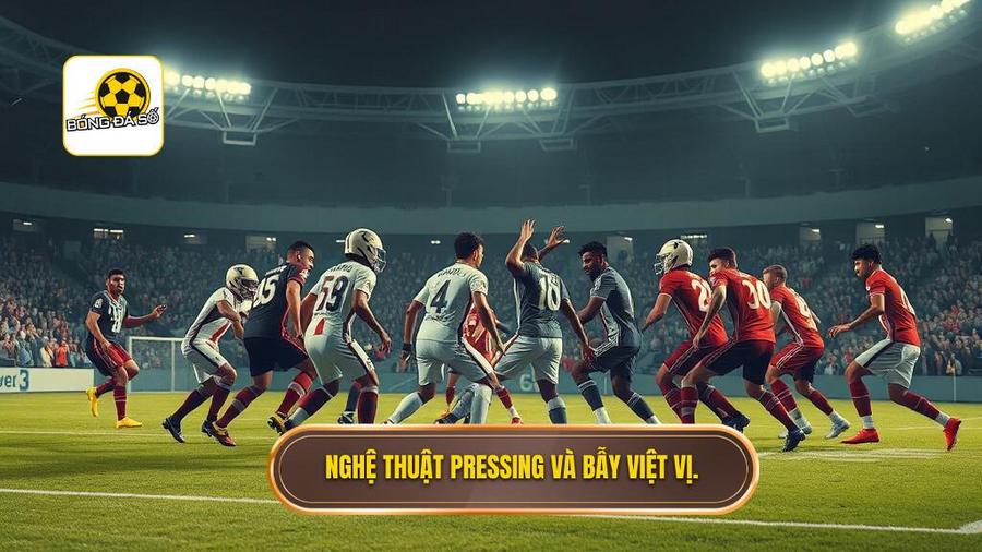 Nghệ thuật pressing và bẫy việt vị.